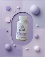 MGB+ Clear 3D bottle - physician-formulated gut-brain support