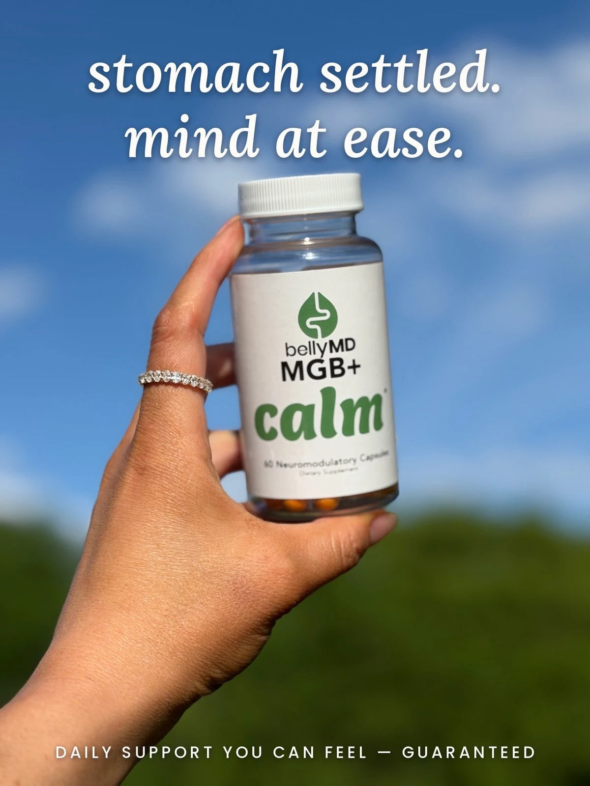 MGB+ Calm: stomach settled, mind at ease