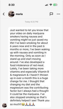 Real customer comment from social media