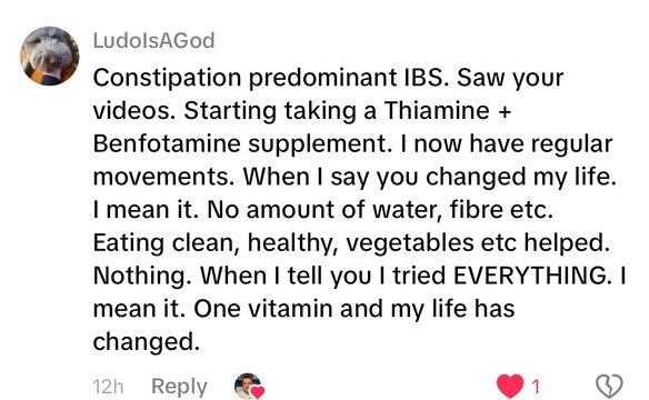 Real customer comment from social media