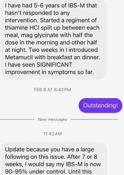 Real customer comment from social media