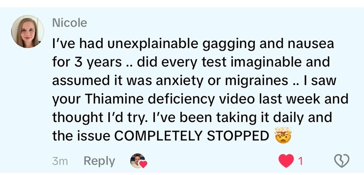 Real customer comment from social media