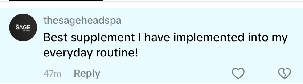 Real customer comment from social media