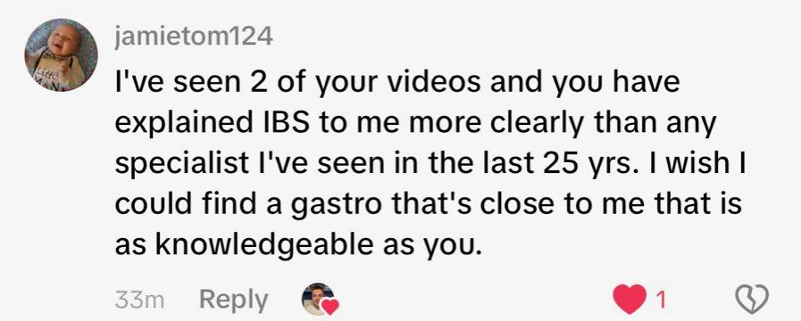 Real customer comment from social media