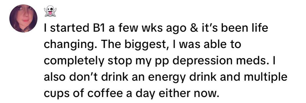 Real customer comment from social media