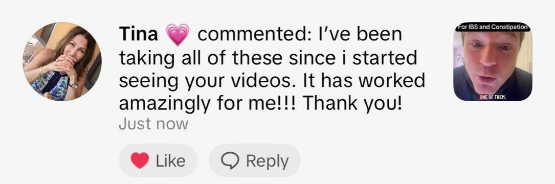 Real customer comment from social media