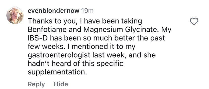 Real customer comment from social media